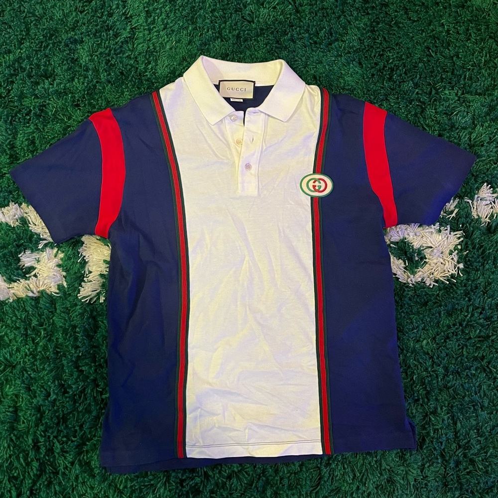 MEN’S GUCCI COTTON JERSEY POLO
